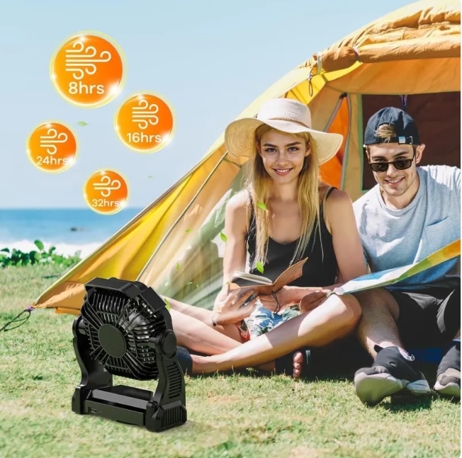 Portable Rechargeable Camping Fan